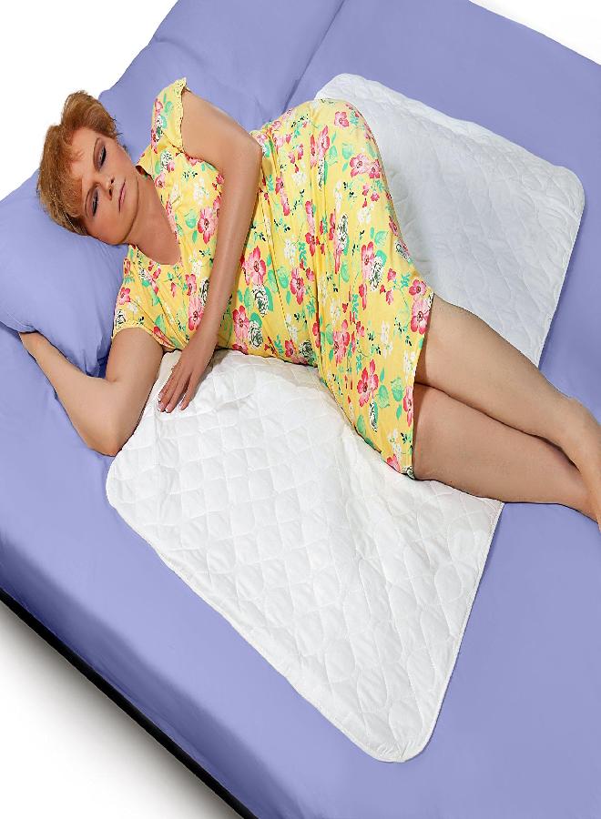 Epica Premium Quality Bed Pad, Quilted, Waterproof, and Washable, 34" x 52" The Best Underpad Sheet Protector for Children or Adults with Incontinence (2-Pack) - Image 1